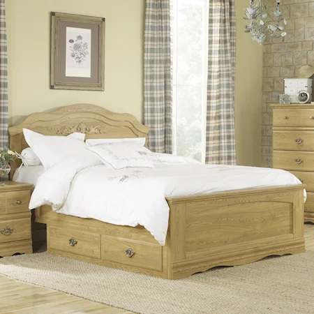 King Panel Bed